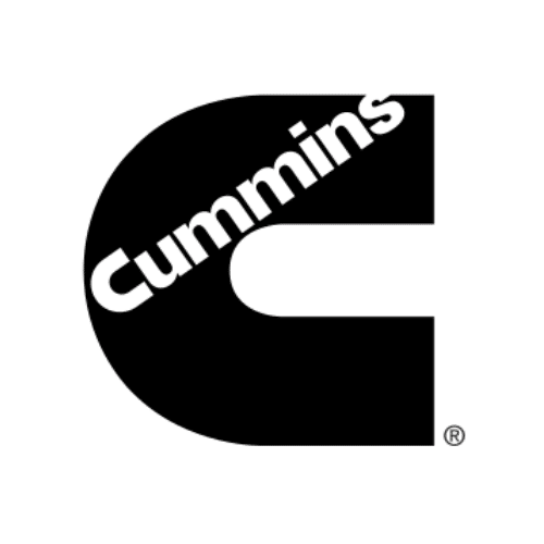 Cummins logo in black with a bold “C” design and registered trademark symbol.