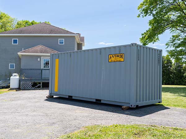 Flexible Storage Container Rental Outside of House