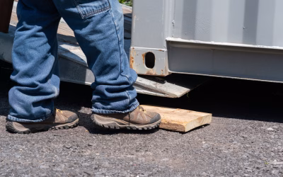 How Far Off the Ground Are Storage Containers?
