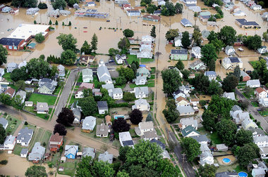 Shipping Containers Used for Binghamton Flood Recovery