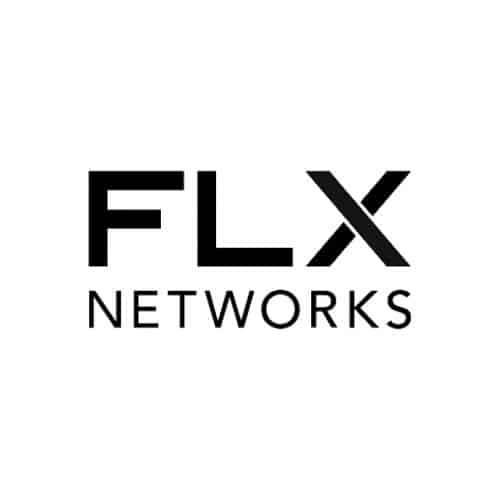 A bold, modern sans-serif logo featuring the letters “FLX” above the word “NETWORKS” in smaller text. The “X” has a stylized diagonal cut for a sleek, contemporary look.