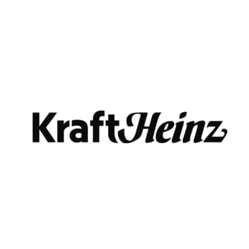 A bold, black, stylized text logo reading “KraftHeinz,” with “Kraft” in a solid sans-serif font and “Heinz” in a flowing, cursive script.