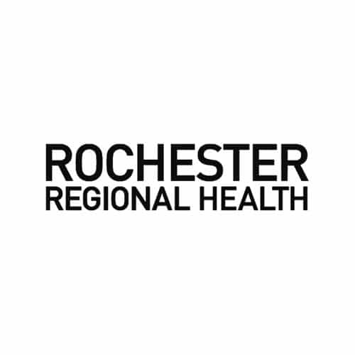 Black text logo with "ROCHESTER" in bold uppercase above "REGIONAL HEALTH" in smaller uppercase letters.