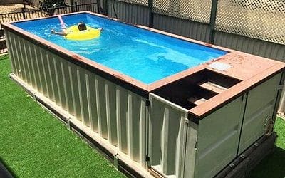 Dive into Fun: Transforming a Storage Container into Your DIY Pool or Hot Tub Adventure